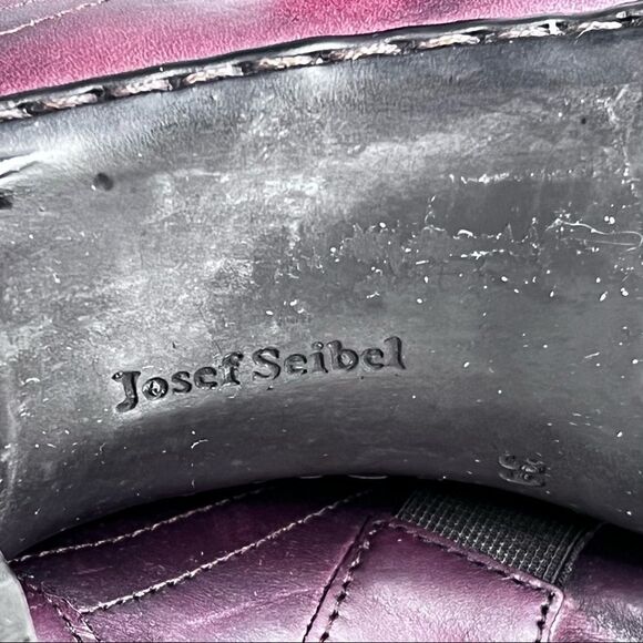 Josef Siebel Leather Heeled Boots Size 39=Size 7 - Picture 15 of 15